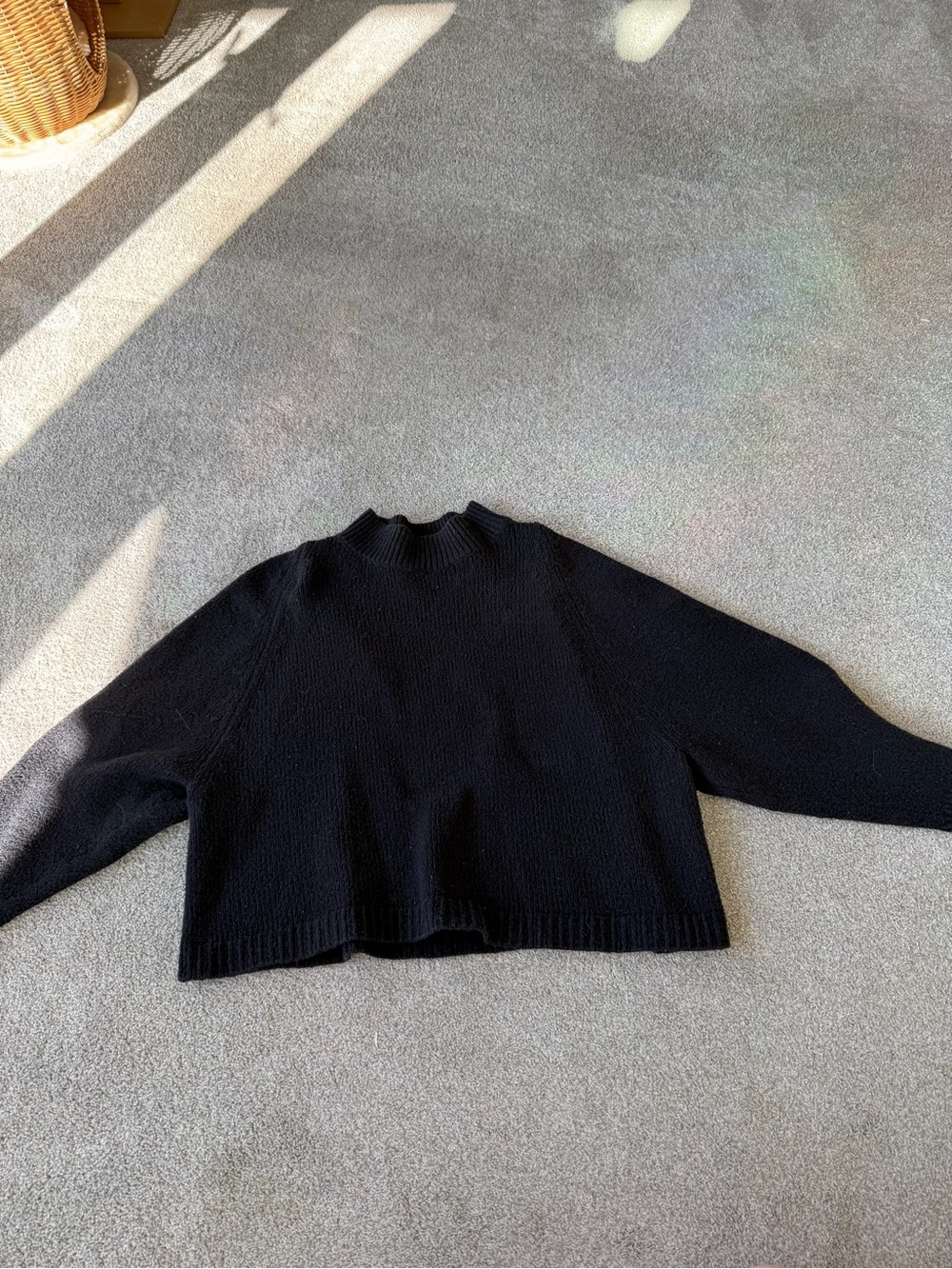 Old Navy Black Mock Neck Sweater